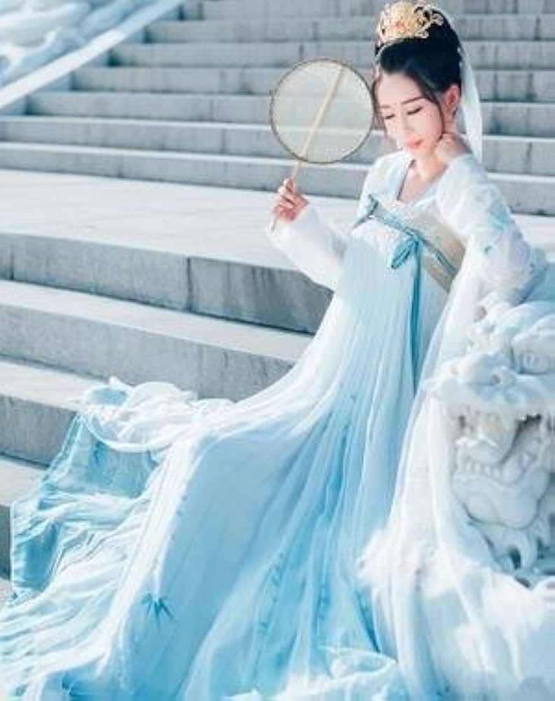 百花神 斉胸襦裙 刺繍入り 仙女服 中華漢服　H34＃ 百花神 斉胸襦裙 刺繍入り 仙女服 中華漢服 H34＃