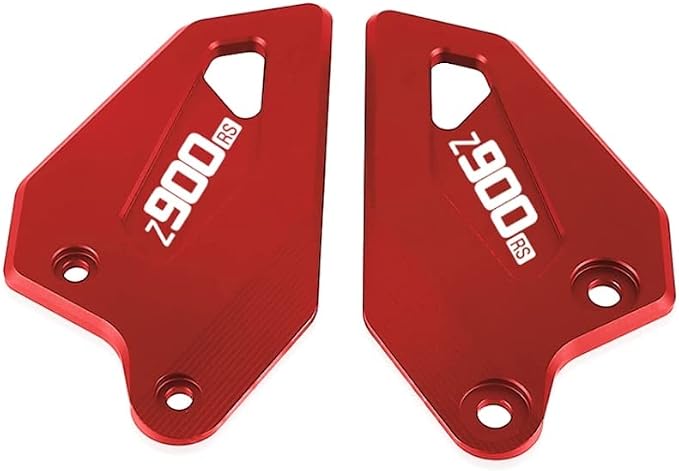Cylinder Hamulca Głównego Motocykla Osłona Protector Dla KAWASAKI Dla Z900RS Dla Z900 RS Cafe 2021 2020 2019 2018 2017 Osłona Pięty (Kolor : Z900RS LOGO-01)