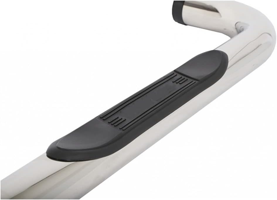 Dee-Zee Nerf Bars for Ram 1500/2500/3500 2011-2021 | Regular Cab | 3in. Round Stainless Steel | Silver