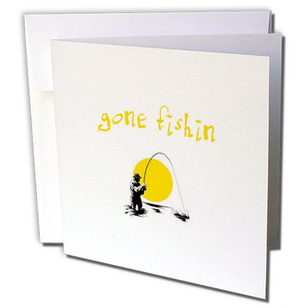 XanderX|[cSayings ? Gone Fishing ,摜MantCtBbVOŁAS[h^O ? Greeting cards-12O[eBOJ[htiGC _ 172372 _ 2 )