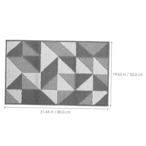 Tapis entrée lavable géométrique antidérapant ifundom pour couloir