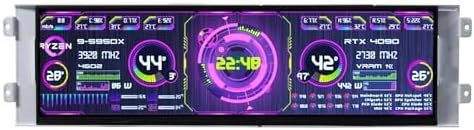VSDISPLAY onitor LCD portátil, Pantalla EDP IPS de 12,6 Pulgadas y