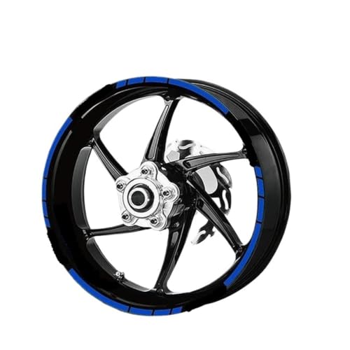 Motorrad Radaufkleber Für Suzuki SV650 SV 650 Motorrad Rad Felgen Reflektierende Aufkleber Reifen Logo Moto Dekorative Zubehör Set(001)