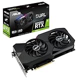 ASUS Dual NVIDIA GeForce RTX 3060 Ti V2 - Tarjeta Gráfica Gaming (PCIe 4.0, 8GB GDDR6, LHR, HDMI 2.1, DP 1.4a, Ventiladores Axial-Tech, Dual BIOS, Placa de Protección, GPU Tweak II)