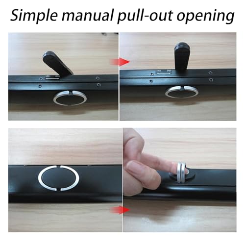 Pantalla de proyección manual portátil de 50 pulgadas 4:3 miniatura 5