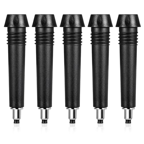 5 Pack Trekking Pole Tips Replacement Universal Hiking Stick Tips Walking Sticks Tip Protectors Carbide Poles Tip for Outdoor Climbing Snow Mud