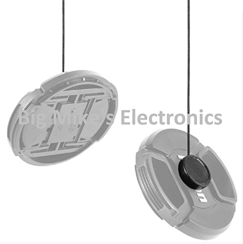 62Mm Snap-On Lens Cap For Panasonic Dmc-Fz1000 4K Point And Shoot Camera + Cap Keeper + Cleaning Cloth #TOP7