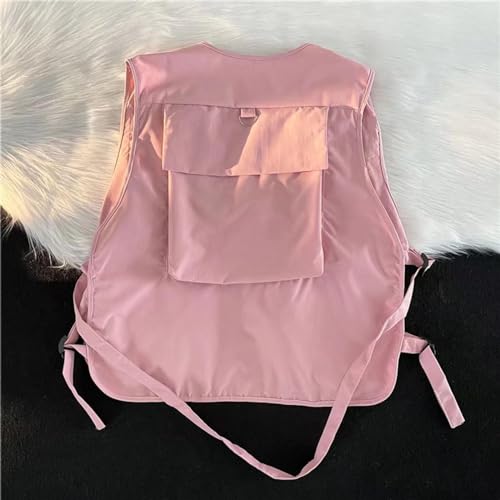 Deevoka Colete utilitário com vários bolsos, colete de pesca de verão, colete cargo para adultos, fo