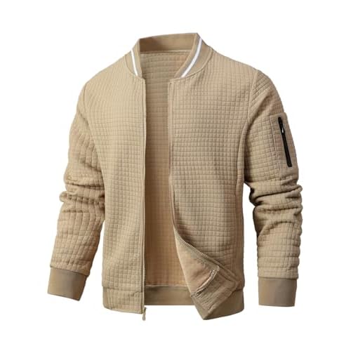 Mens Casual Jacket Lightweight Jacket Varsity Coat