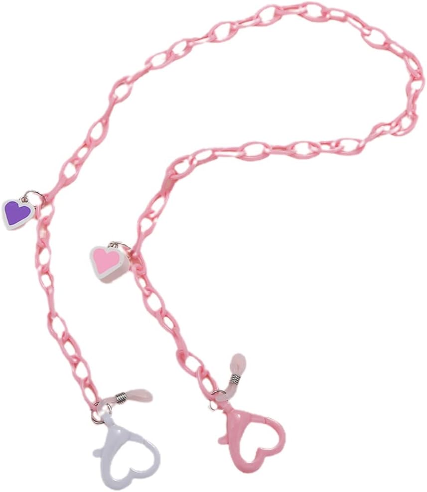 Acrylic Face Cover Chain - Eyeglass Chain Mouth Cover Lanyard for Kids Adults