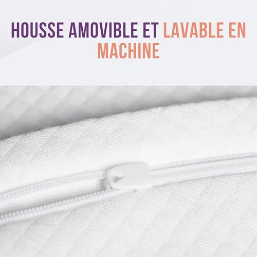 Oreiller bébé compatible Chicco Next2Me coussin plat mémoire de forme anti tête plate