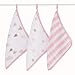 aden + anais Classic Washcloth, Heartbreaker, 3 Pack