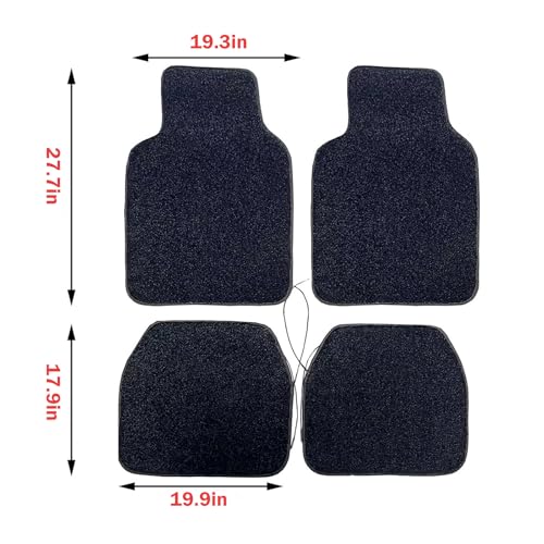 Luxury Starlight LED Car Floor Mats, 4pcs Starry Star Light Floor Mats Washable Fiber Optic Lights APP/Remote Control Music Mode Sound Activated Interior Lights for Cars, SUVs, Trucks by WIINXING - Used condition - Image 4