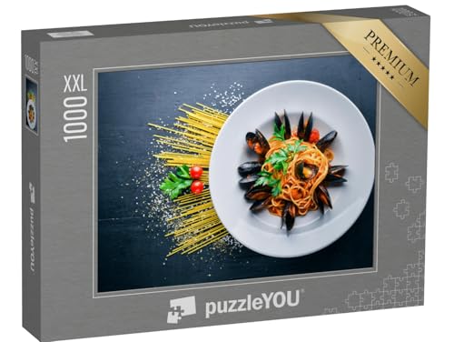 Puzzle 1000 Teile XXL „Nudeln mit Muscheln und Meeresfrüchten“