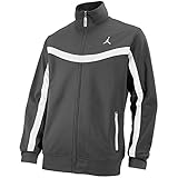 Nike Men's Jordan Warm-Up Jacket 509155-060 (Large, Anthracite/White)