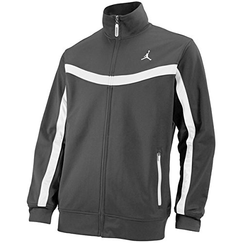 Nike Men's Jordan Warm-Up Jacket 509155-060 (Large, Anthracite/White)