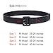 Ladies Wide Waist Belt Leather Double Prong Buckle Belt Wide Waist Belts for Women for Dresses Vintage Wide Belt Fancy Retro Waist Leather High Waist Fashion Small Belt,Black,Suit Waist Size 25”-29”