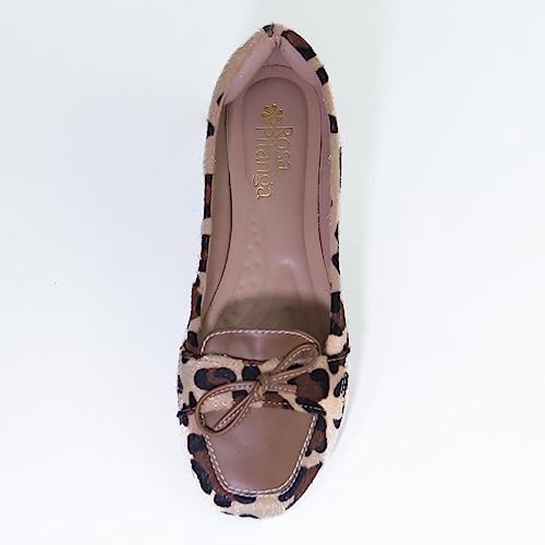 Mocassim Feminino Oncinha Sapatilha Confortável Oxford (39)