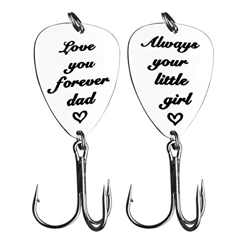 für Papa Vater Hochzeit Geschenk für Vater von Tochter Papa Fisch Köder Haken Angelhaken Geschenk Angler Geschenk Vater von Tochter Weihnachten Geburtstag Geschenk für Papa Papa Cover