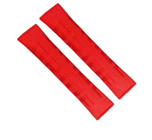 BRIDE RED Gradation Seat Belt Cover Shoulder Pads Fabric Racing Seat Material
