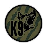Parche/parche – K9 Color Verde Oliva perros staffel Policía Bundeswehr perro pastor alemán Perro dsh Tarn uniforme uso drogas perro servicios perro # # # # # # 16883