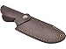 Joker CO59 Montés Full Tang Hunting Knife, Olive Wood Handle, Brown Leather Sheath, 4.1 in. Blade, Fishing, Hunting, Camping and Trekking Tool