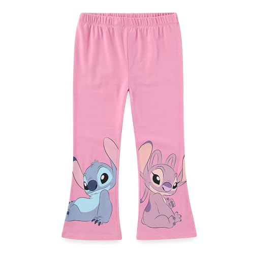 Disney Lilo & Stitch, Minnie Mouse, Frozen Princess Girls 3 Pack Legging Pants Set for Little Kids to Big Kids2