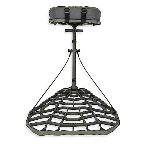 XOP Vanish Evolution - 11Lb Aluminum Hang On Tree Stand for Hunting - Deer Stand Cover