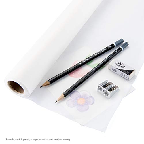 Bee Paper White Sketch And Trace Roll, 18-Inch By 20-Yards #TOP3