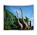 KHKJ Dinosauro arazzo da Parete Tessuto da Appendere a Parete Animale Jurassic Hippie arazzo Coperta da Parete Coperta Boho Decorazione Camera da Letto per Bambini A4 200x150 cm