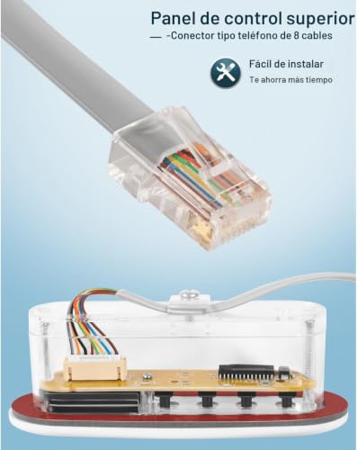 Miniatura 6 de Ctcar 53238 Panel De Control De Repuesto Con Pantalla Led Panel De Control Whirlpool De 4 Botones Para Sistemas Balboa Vl200 Heat Jacket