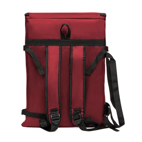 Image of Art Portfolio Carry Bag 4K Oxford Artist Backpack Adjustable Shoulder Bag Tote Artist Portfolios Case Water-Resistant Drawing Board Bag for Art Supplies Storage Transport Traveling, 26 x 18 Inch