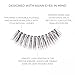 False Lashes for Hooded Eyes - Natural Strip Eyelashes for Asian Eyes - Lightweight Comfortable Practical - Medium Plus Style - Hannah Cho Beauty