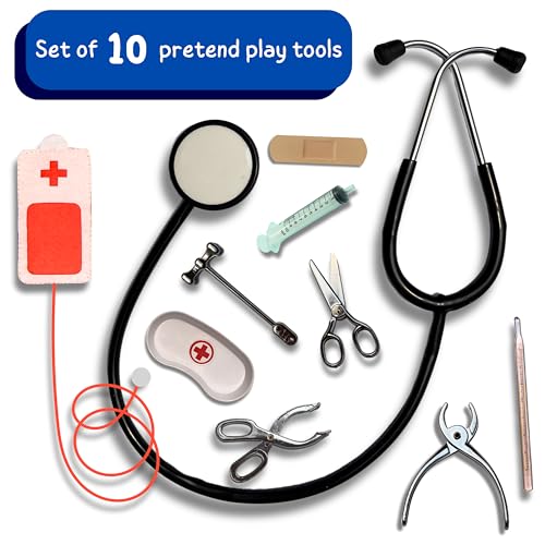Image of Seraphina Doctor Set for Kids Girls & Boys | Educational Toy Doctor Kit | Remove Germs from Lifelike Human Body, Learn About Digestive System & Organs Doctor Set for Kids | Pretend Play Toy 3+ Years