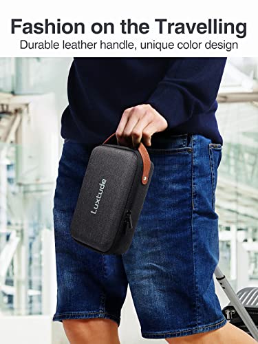 Luxtude Electronic Organizer Travel Case, Small Charger Organizer, Hard Charger Case, Travel Tech Bag, Portable Electronics Bag, Travel Essentials For Electronic Accessories/Mouse/Sd/Cash/Card/Pen #TOP1
