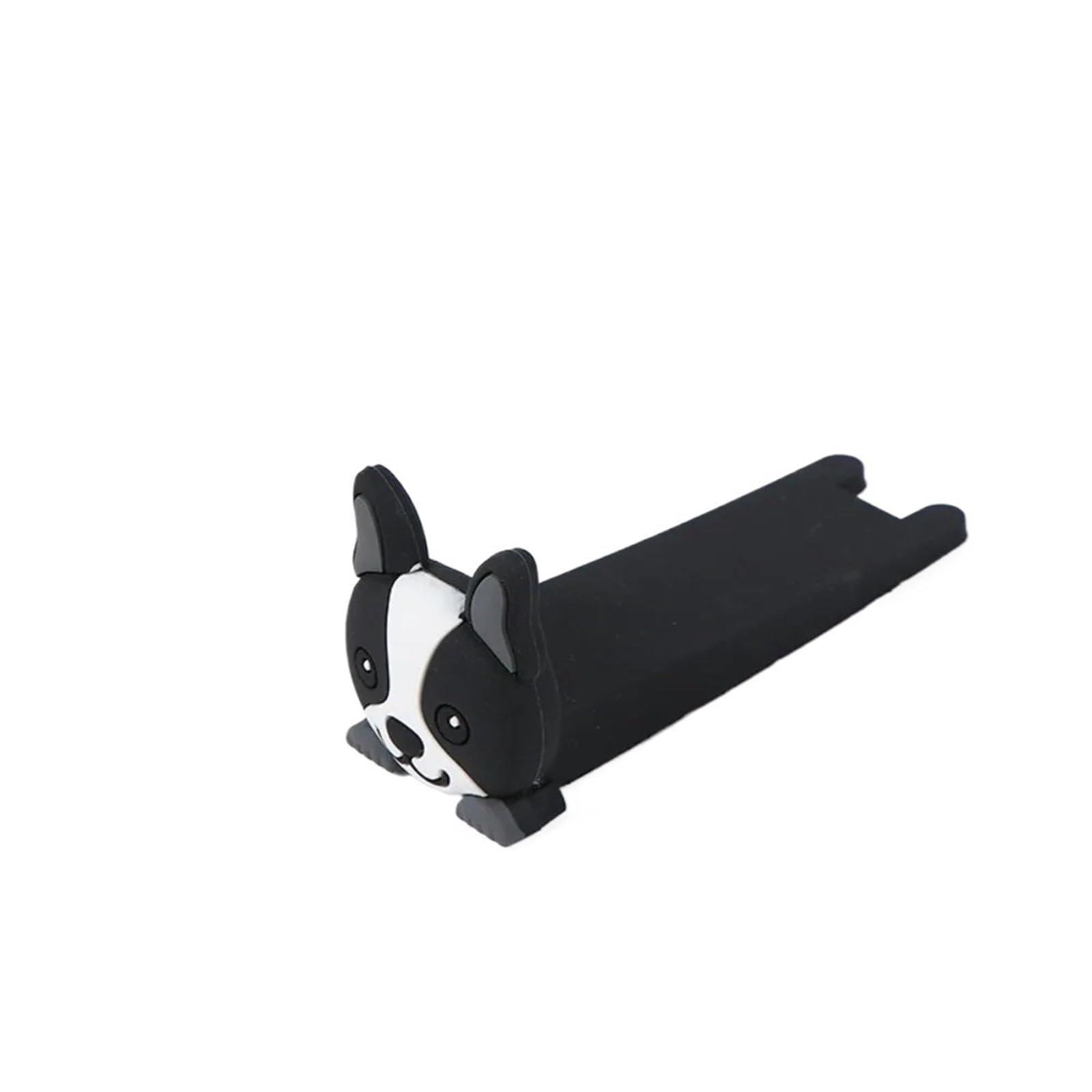 Iopklytf Black-2 Door Stopper Rubber Door Stop Wedge Block