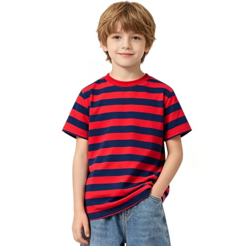 Image of Magic Park 6M-14Y Kid Striped T-Shirt Boys Cotton Tee Basic Top