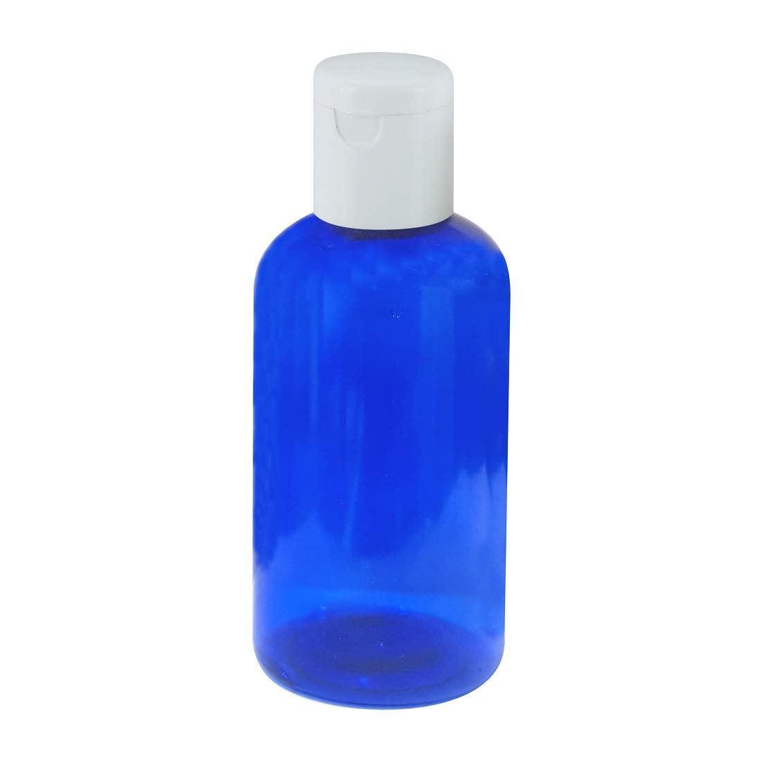 Zenvista Empty Cosmetic Containers For Shampoo Bottle, Hair Oil Bottle, Sanitizer Bottle With White Flip Top Cap, Blue Color/Dispenser, Lotion Pump Bottle-100ml (Pack Of 5)-image-9