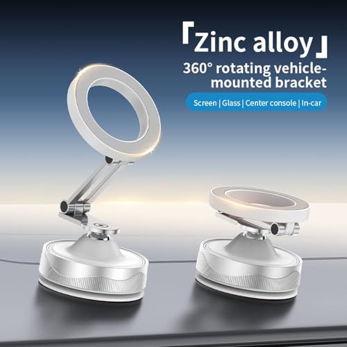 Soporte con Imanes para Móvil Panel Coche Rotación Completa 2