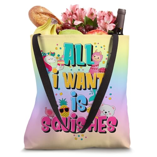 Bolso tote Girls Who Love A Squishy Rainbow miniatura 4