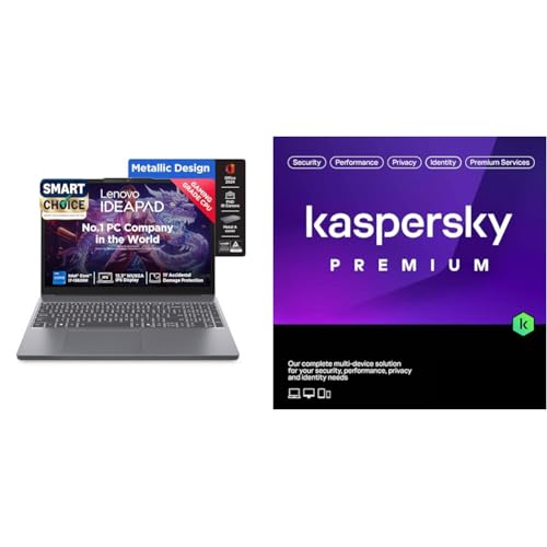 Image of Lenovo Smartchoice Ideapad Slim 3 13Th Gen Intel Core I7-13620H 15.3 Inch(38.8Cm) WUXGA IPS Laptop(16GB RAM /512GB S + Kaspersky Premium 1 Device 1 Year (Physical Pack)