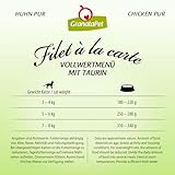 GranataPet Filet à la carte Hühnchen PUR, Nassfutter für Katzen, Filet-Stückchen ohne Getreide, Katzenfutter ohne Zuckerzusatz, hoher Fleischanteil, 6 x 85 g
