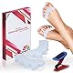 Valgofit® 4x Zehenspreizer Hallux Valgus aus Silikon – Komfortable Zehentrenner für Damen & Herren – Mit Gratis Trainingsband & eBook (Weiß)