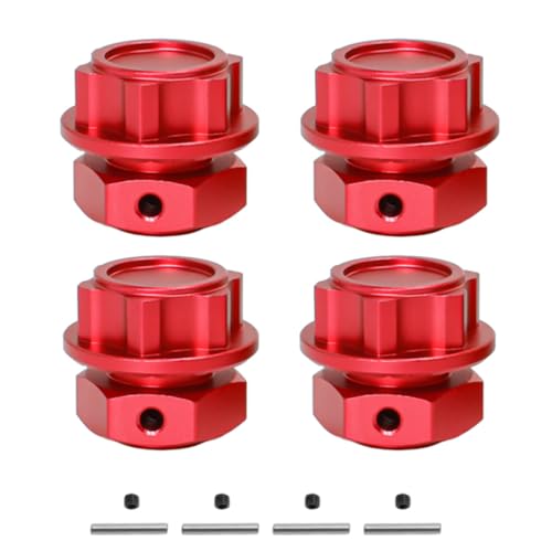 Écrou de roue hexagonal 17 mm ARRMA Outcast Mojave 4S rouge - 4
