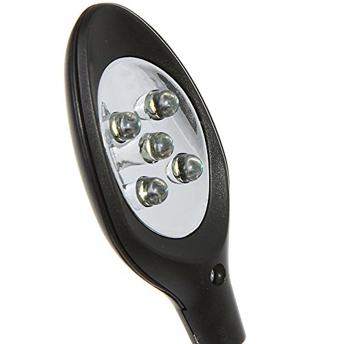 Lupa de mesa multifuncional 10X com 5 luzes LED Iluminação auxiliar Lente de três substituições múlt