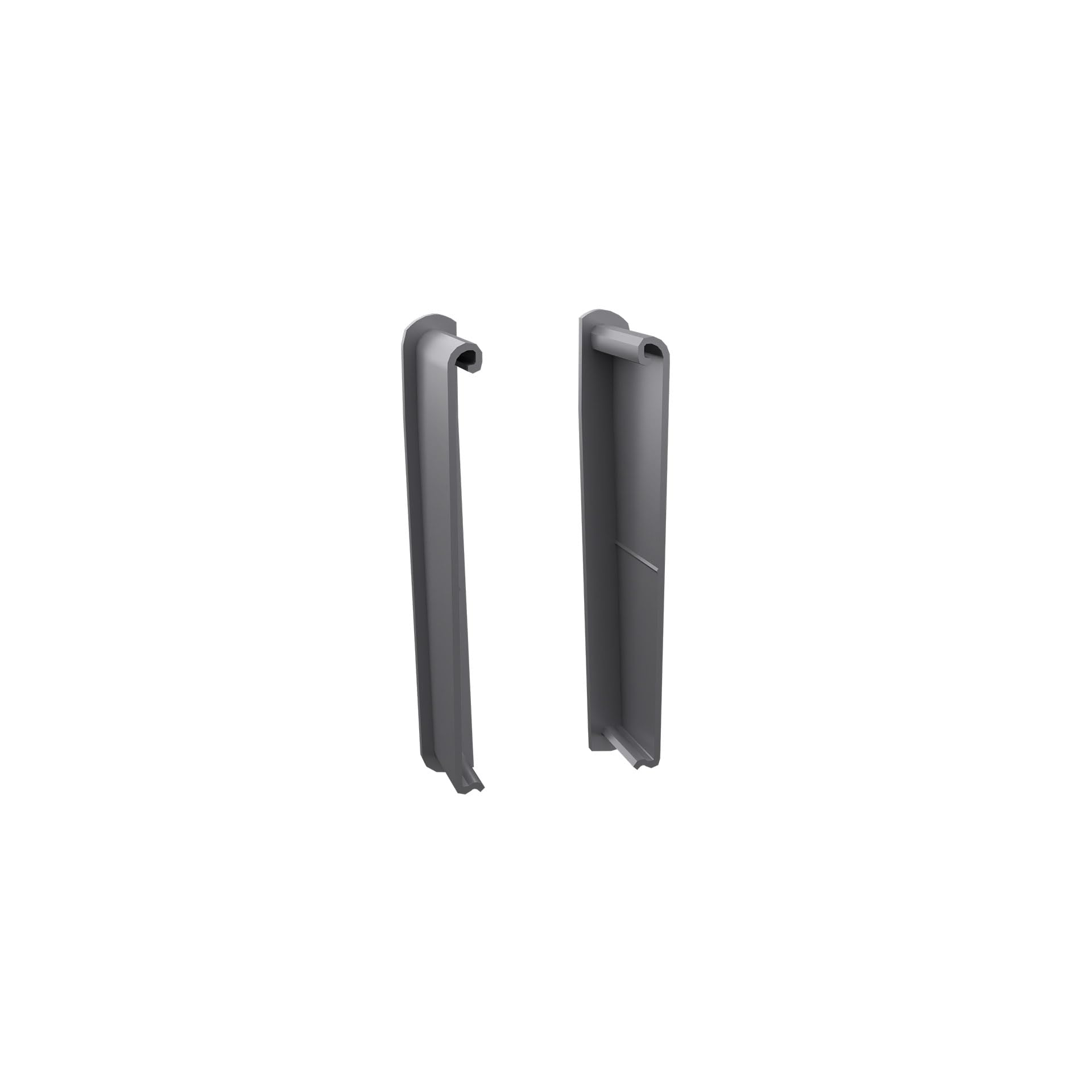 Renoplast Grand W63 Tropfkantenprofil 200 cm Aluminium RAL 7024 Graphitgrau – Balkon Terrasse Randprofil