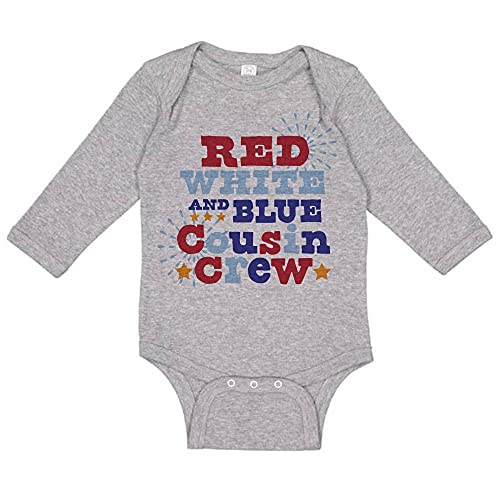 TATY Kids Red White And Blue Cousin Crew Long Sleeve