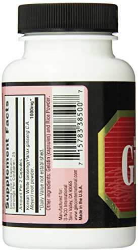 Imperial Elixir Korean White Ginseng, 500 Mg, 50 Count #TOP3