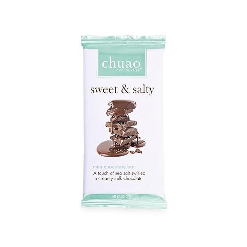 Miniatura 6 de Chuao Chocolatier Firecracker - Mini barras de chocolate negro  Chocolate gourmet sal marina chipotle artesano europeo sin conservantes  Cestas de