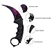 Milaloko No Offensive Karambit Knife Trainer, Stainless Steel Practice Training Knife with Sheath for Beginner, 100% Safe Trainer Tool